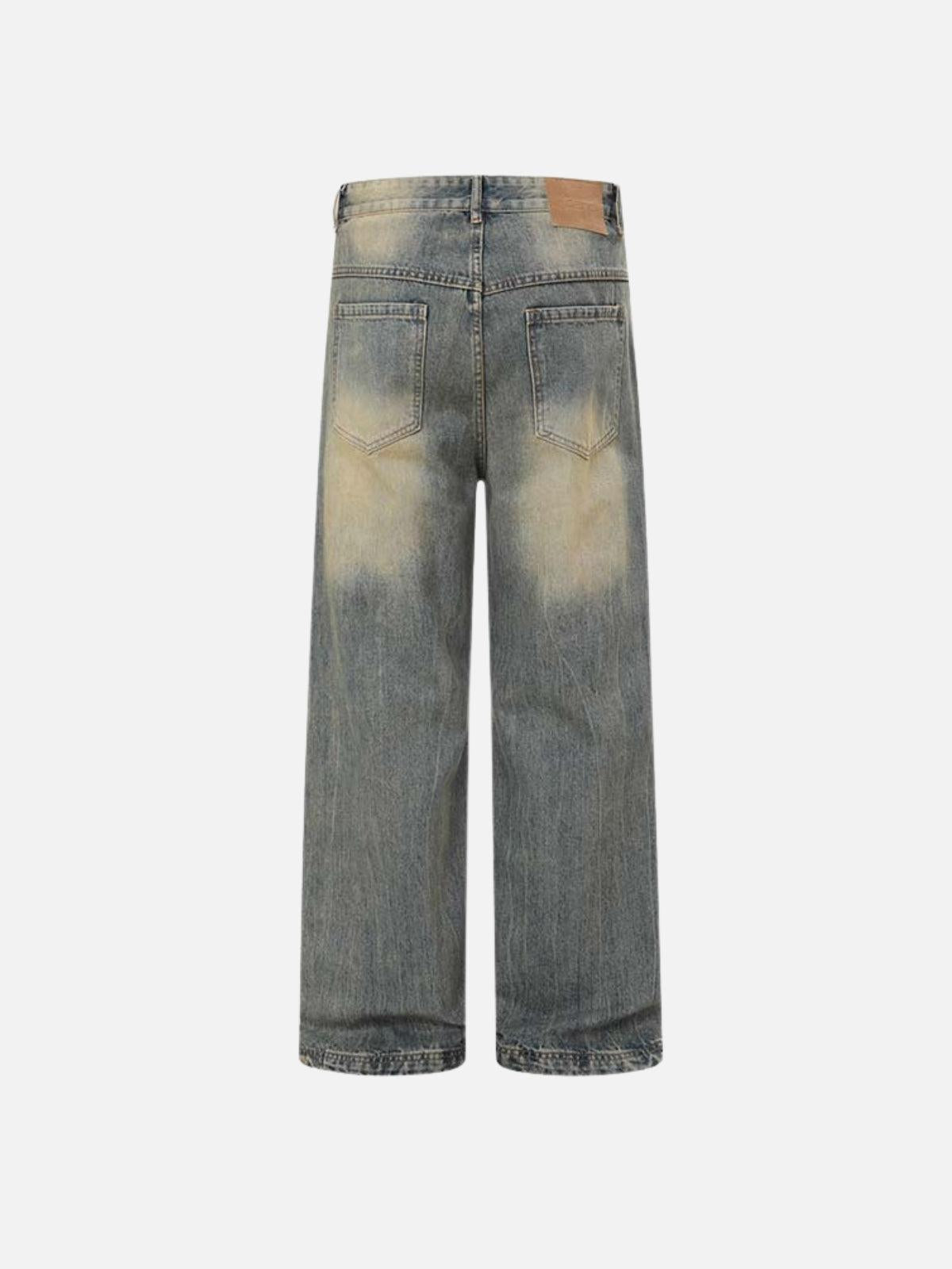 Mud Dyeing Jeans