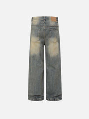 Mud Dyeing Jeans