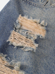 Multi Distressed Jorts