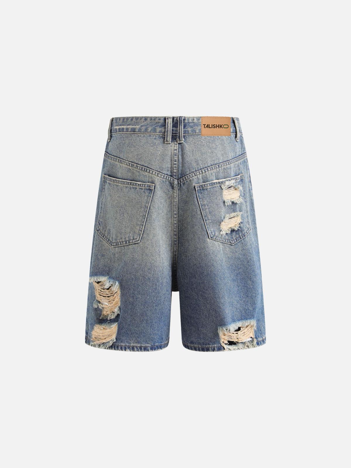 Multi Distressed Jorts