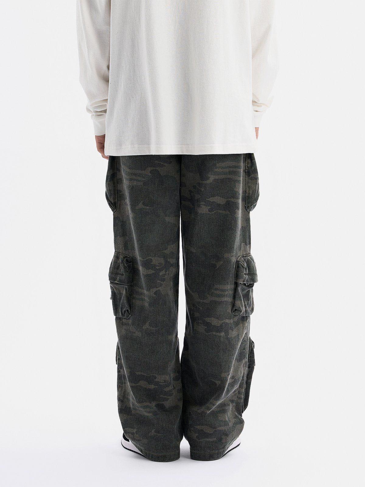 Multi-Pocket Camouflage Cargo Pants