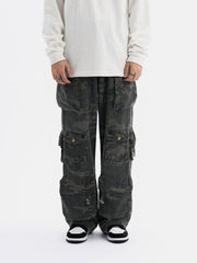 Multi-Pocket Camouflage Cargo Pants
