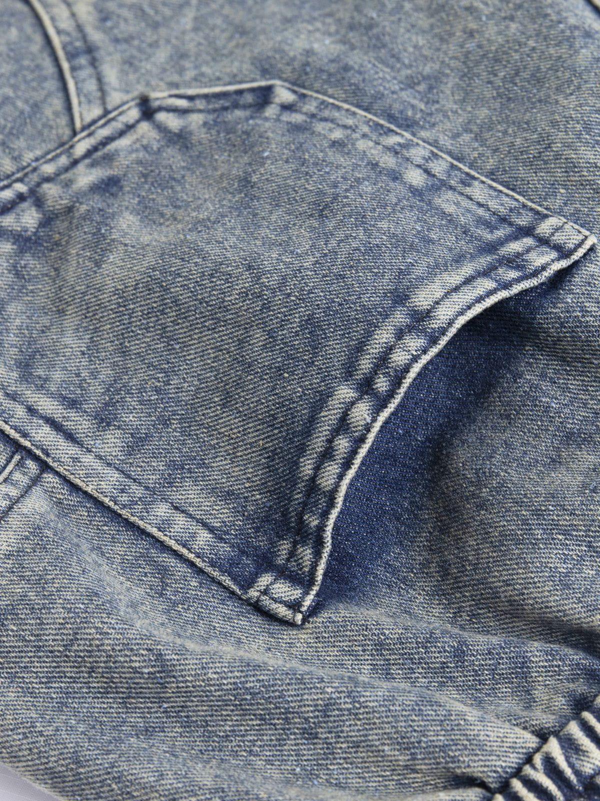 Multi Pocket Drawstring Jorts