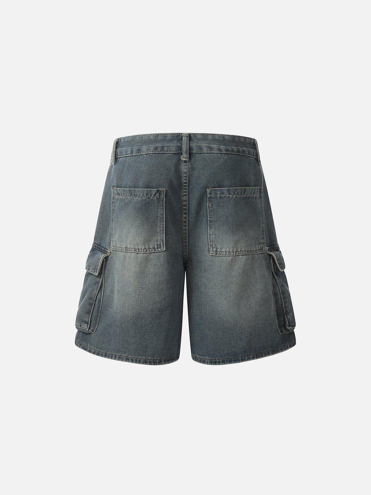 Multi Pocket Washed Jorts