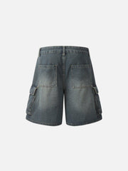 Multi Pocket Washed Jorts