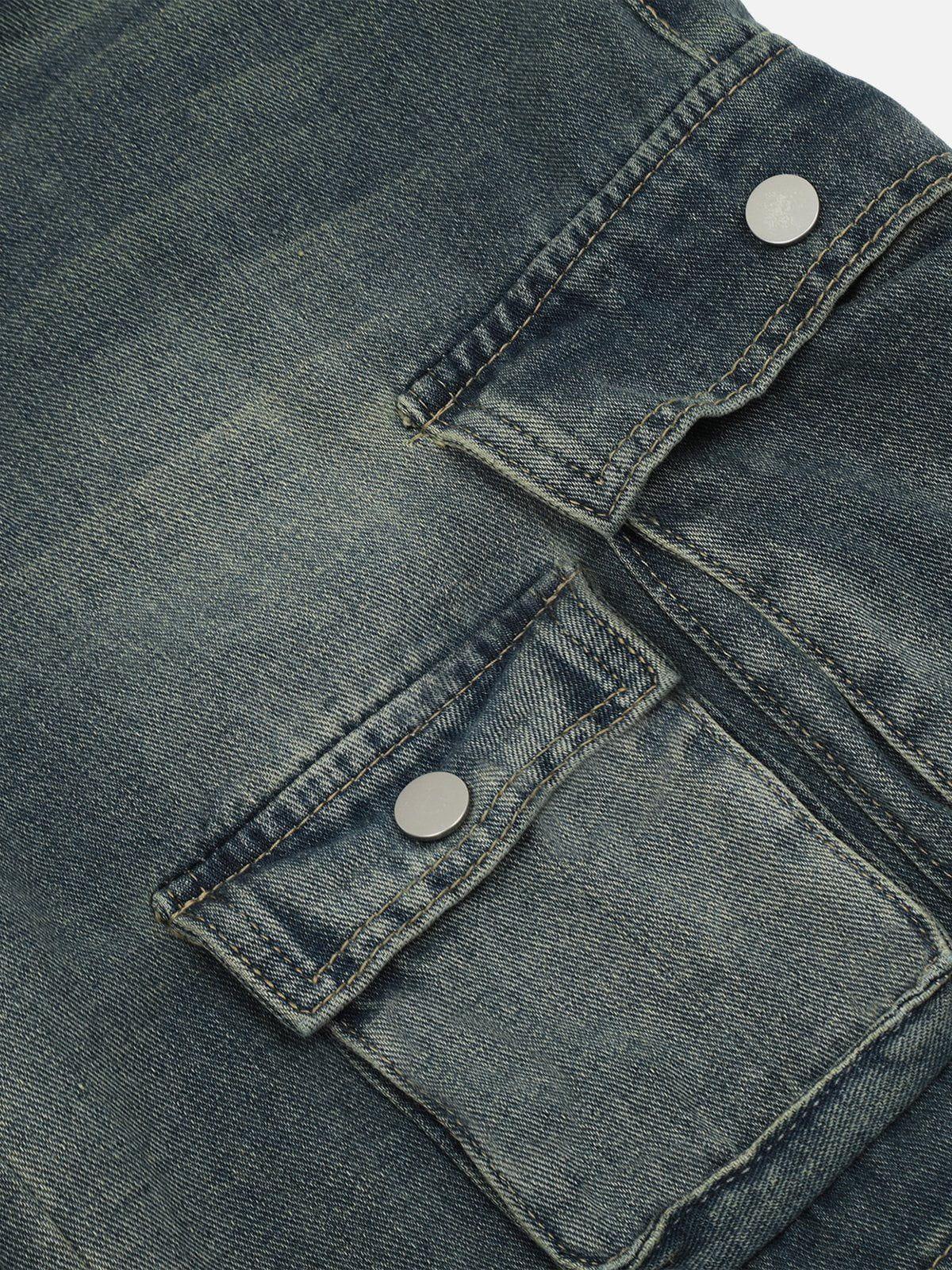 Multi Pocket Washed Jorts
