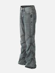 Multi Wrinkle Washed Jeans