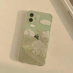 Mushroom Landscape Mobile Phone Case For iPhone