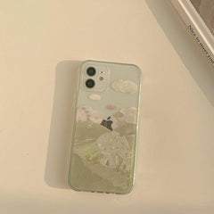 Mushroom Landscape Mobile Phone Case For iPhone