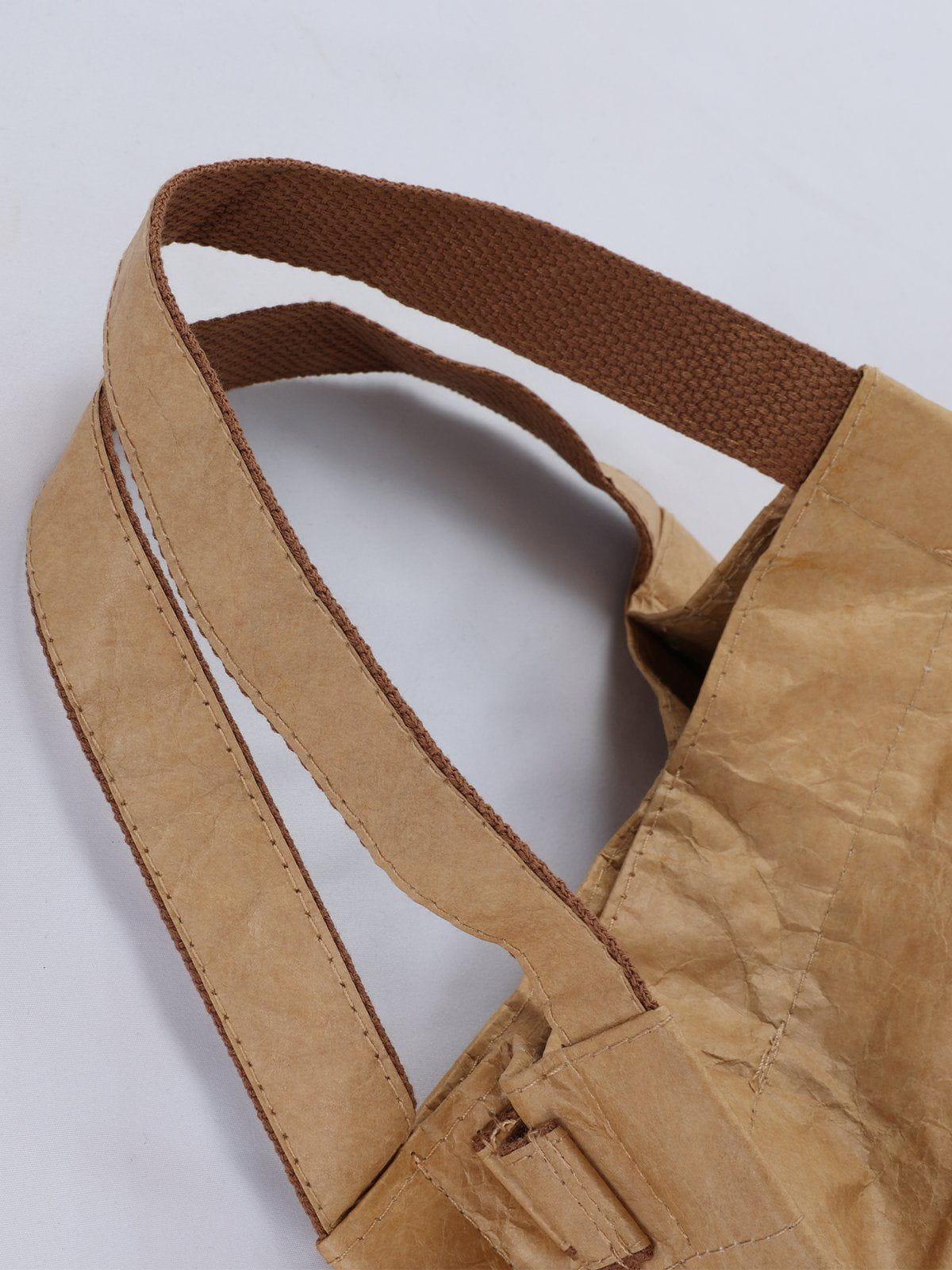 Natural Wrinkle Waterproof Kraft Paper Bag