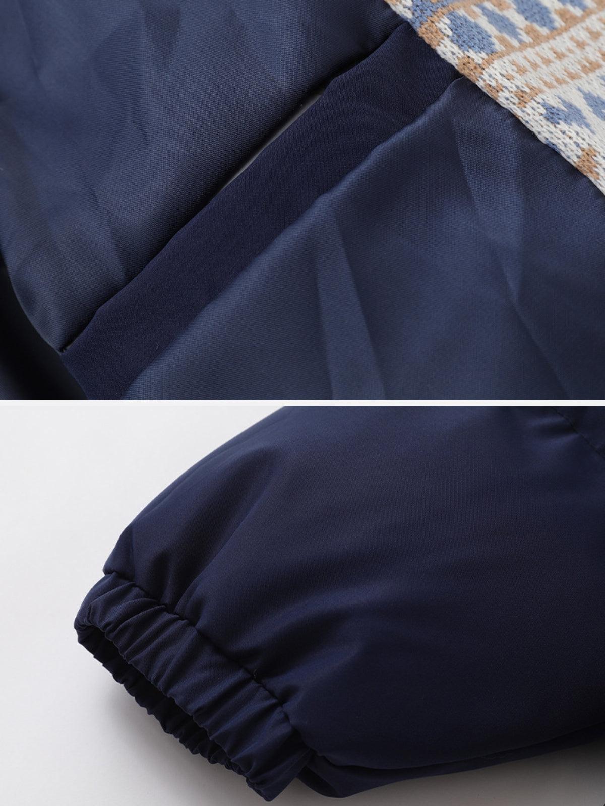 Nordic Patterned Winter Coat