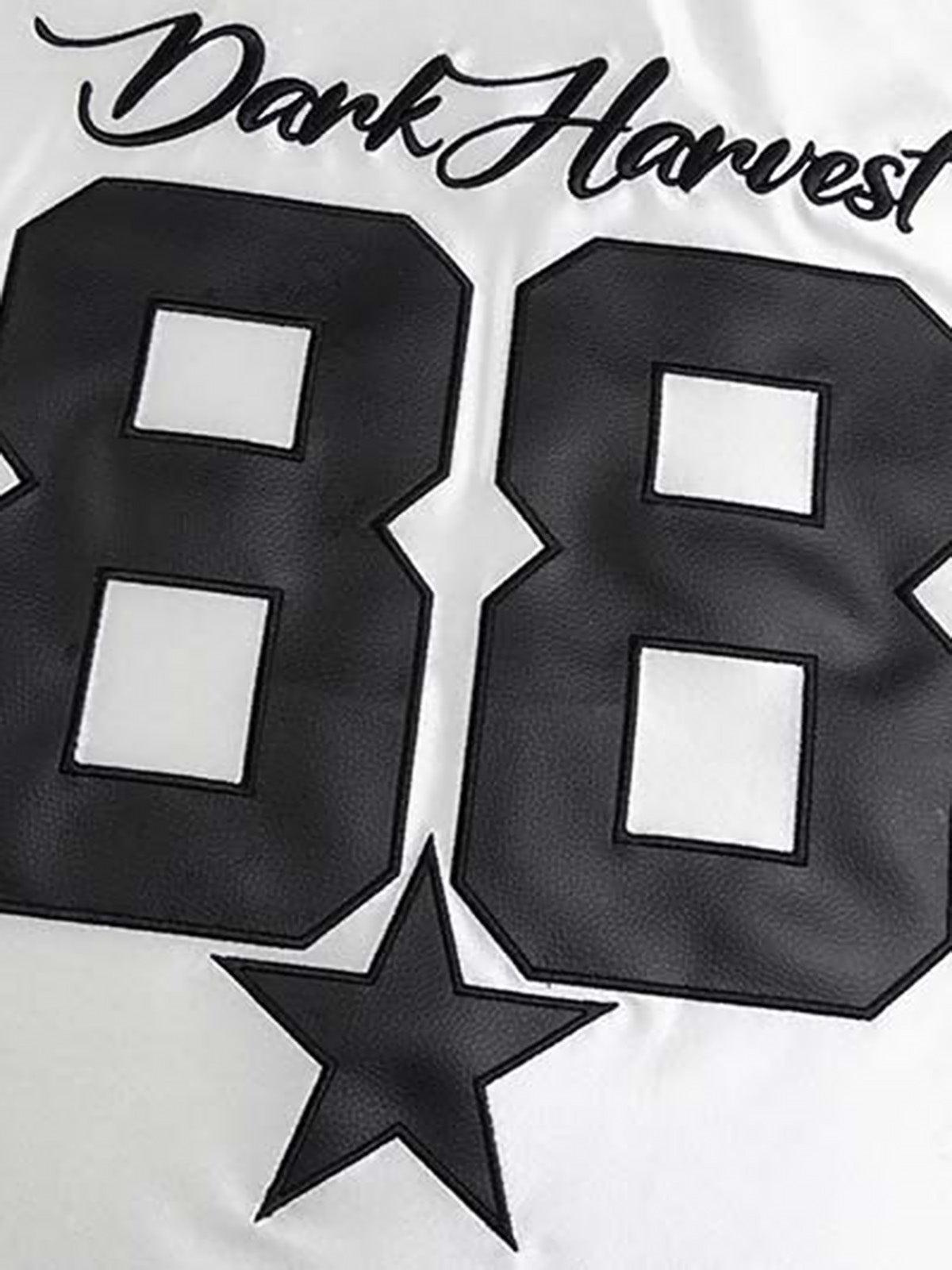 Number "88" Sports Jersey Print T-Shirt