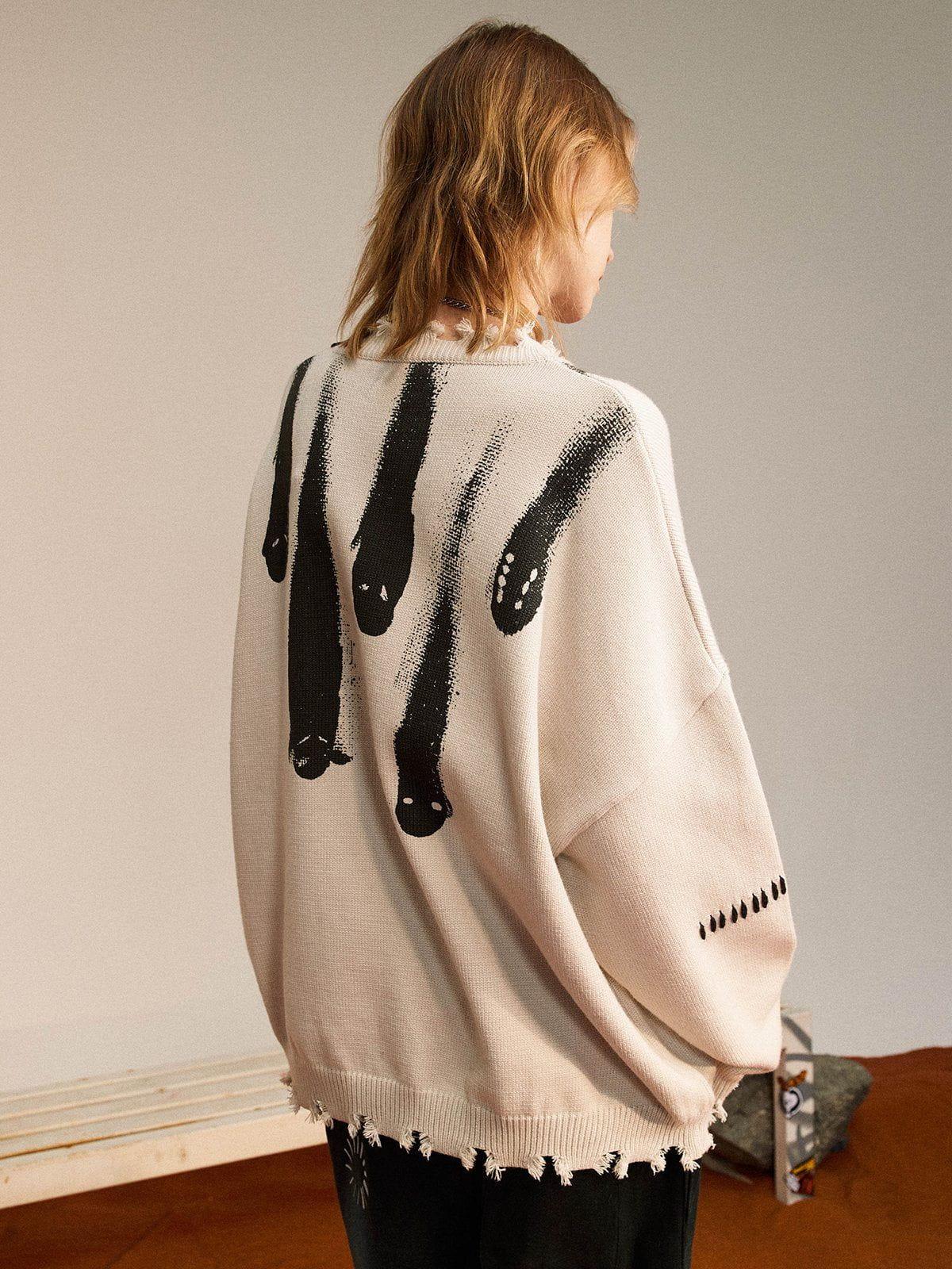 "Out Of Body" Knit Sweater