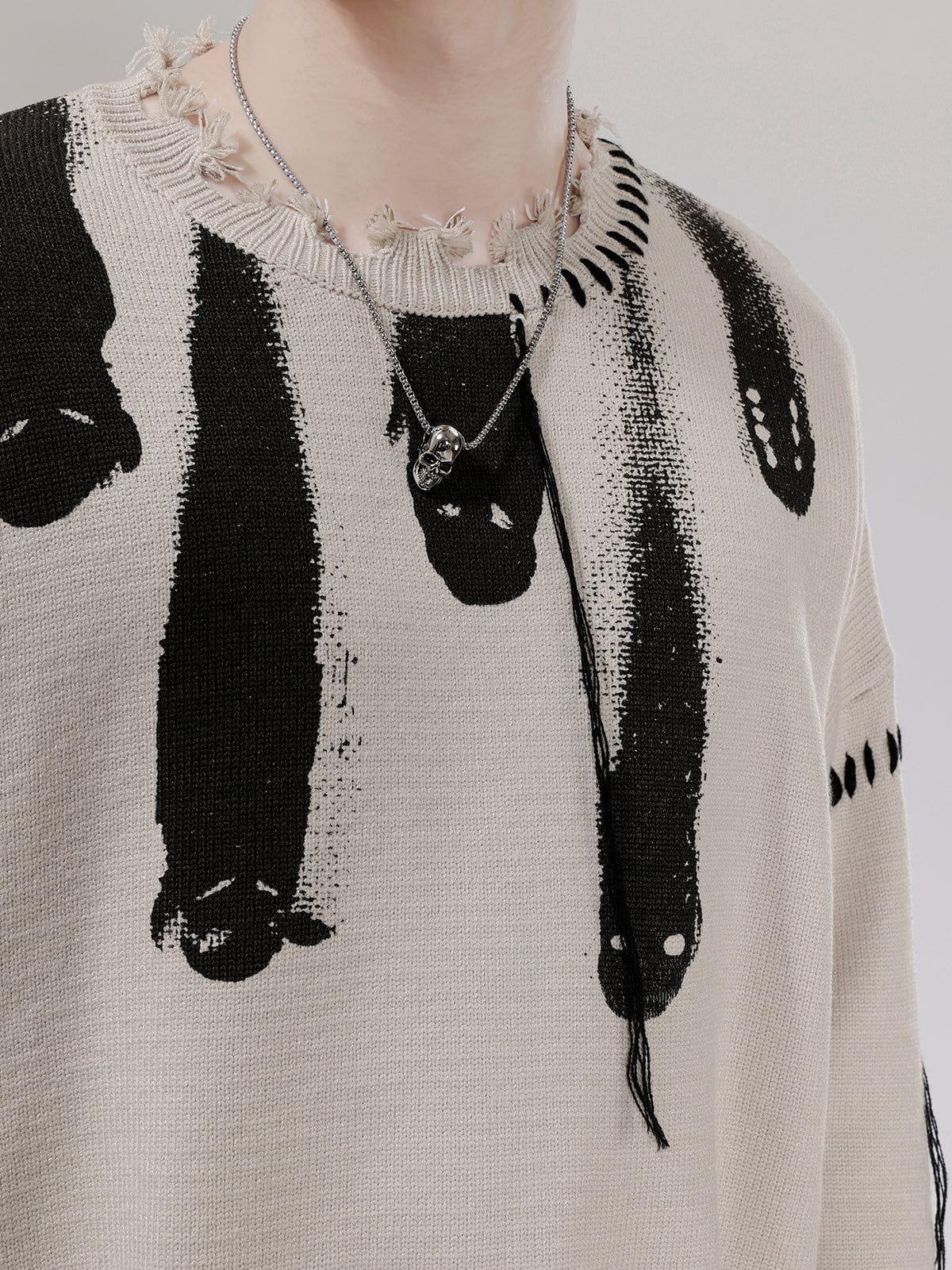 "Out Of Body" Knit Sweater