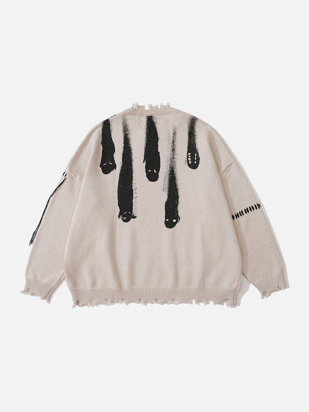 "Out Of Body" Knit Sweater