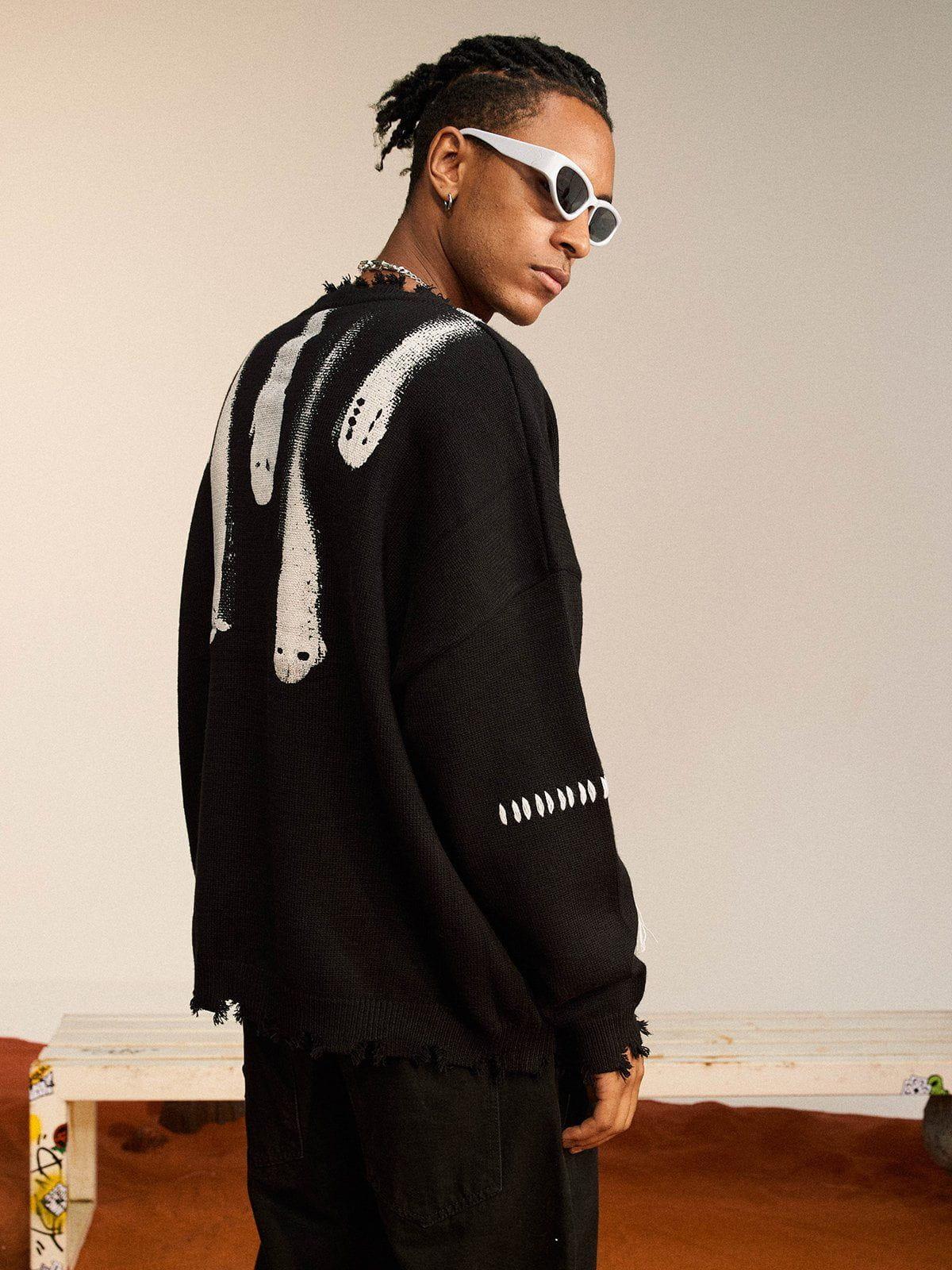 "Out Of Body" Knit Sweater