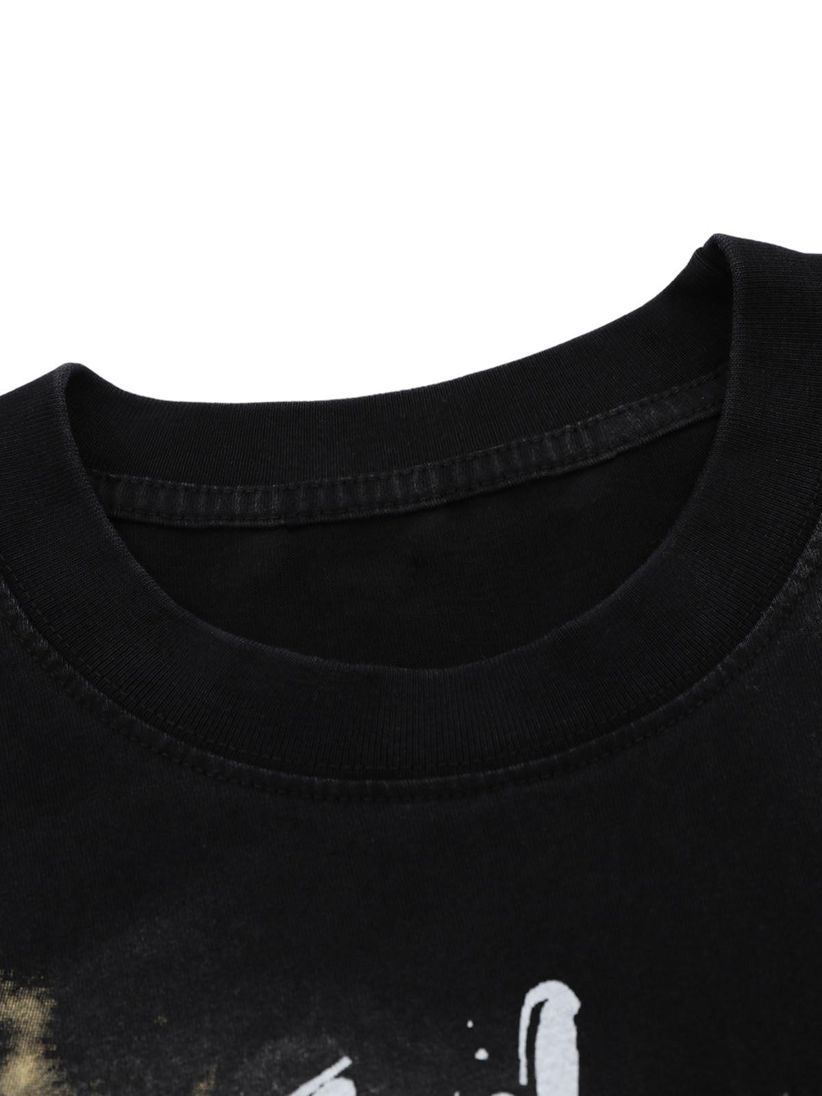 Oversized Letter Graphic T-Shirt