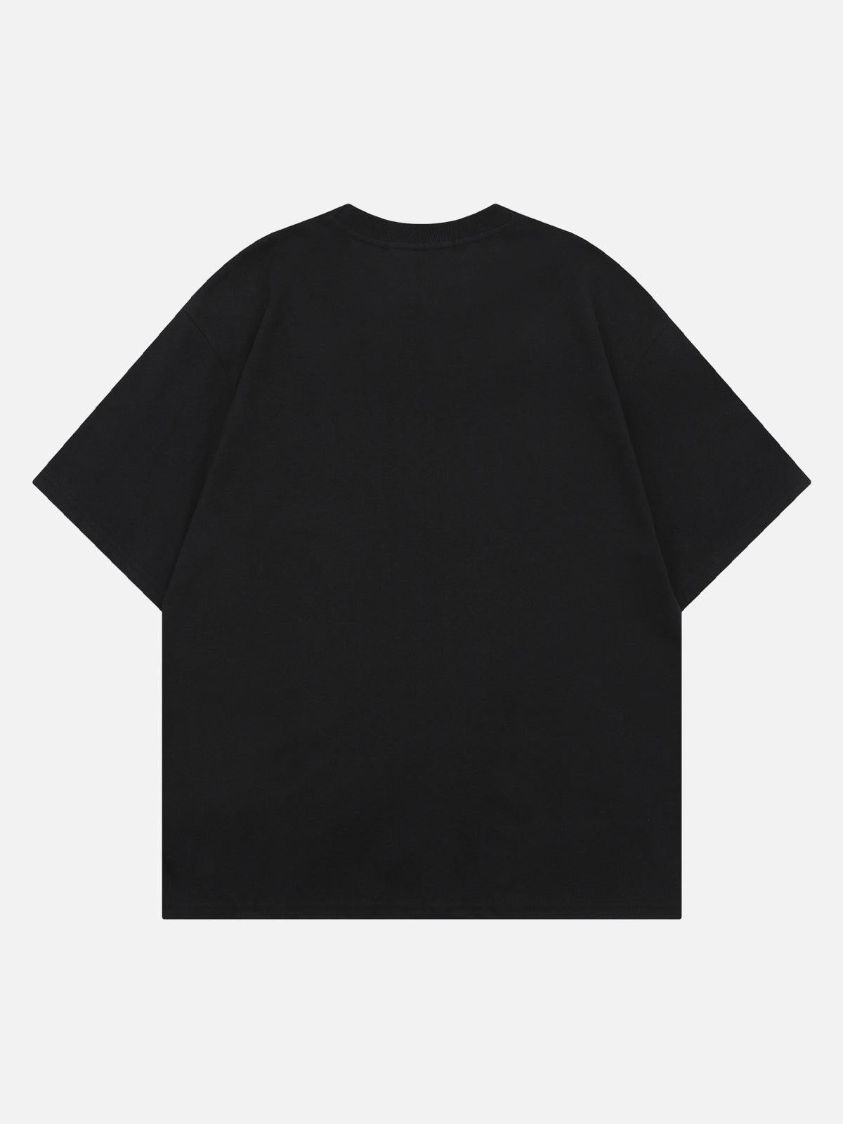 Oversized Letter Graphic T-Shirt