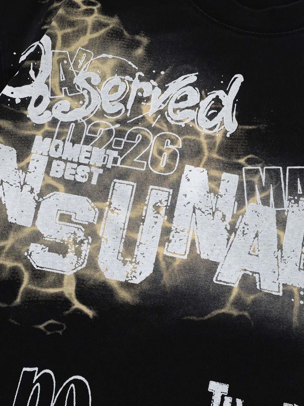 Oversized Letter Graphic T-Shirt