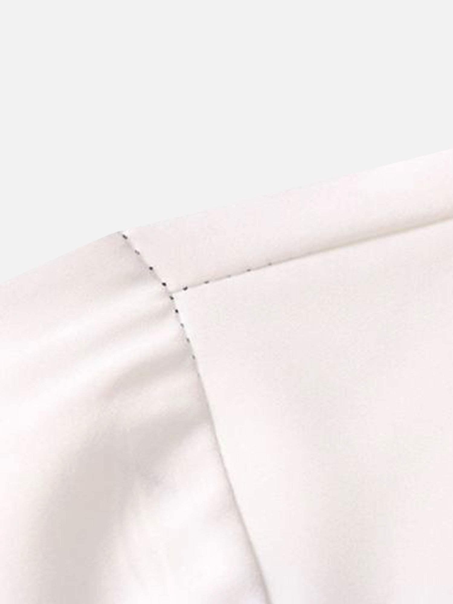 Palm Digital Print Loose Lapel Short Sleeve Shirt