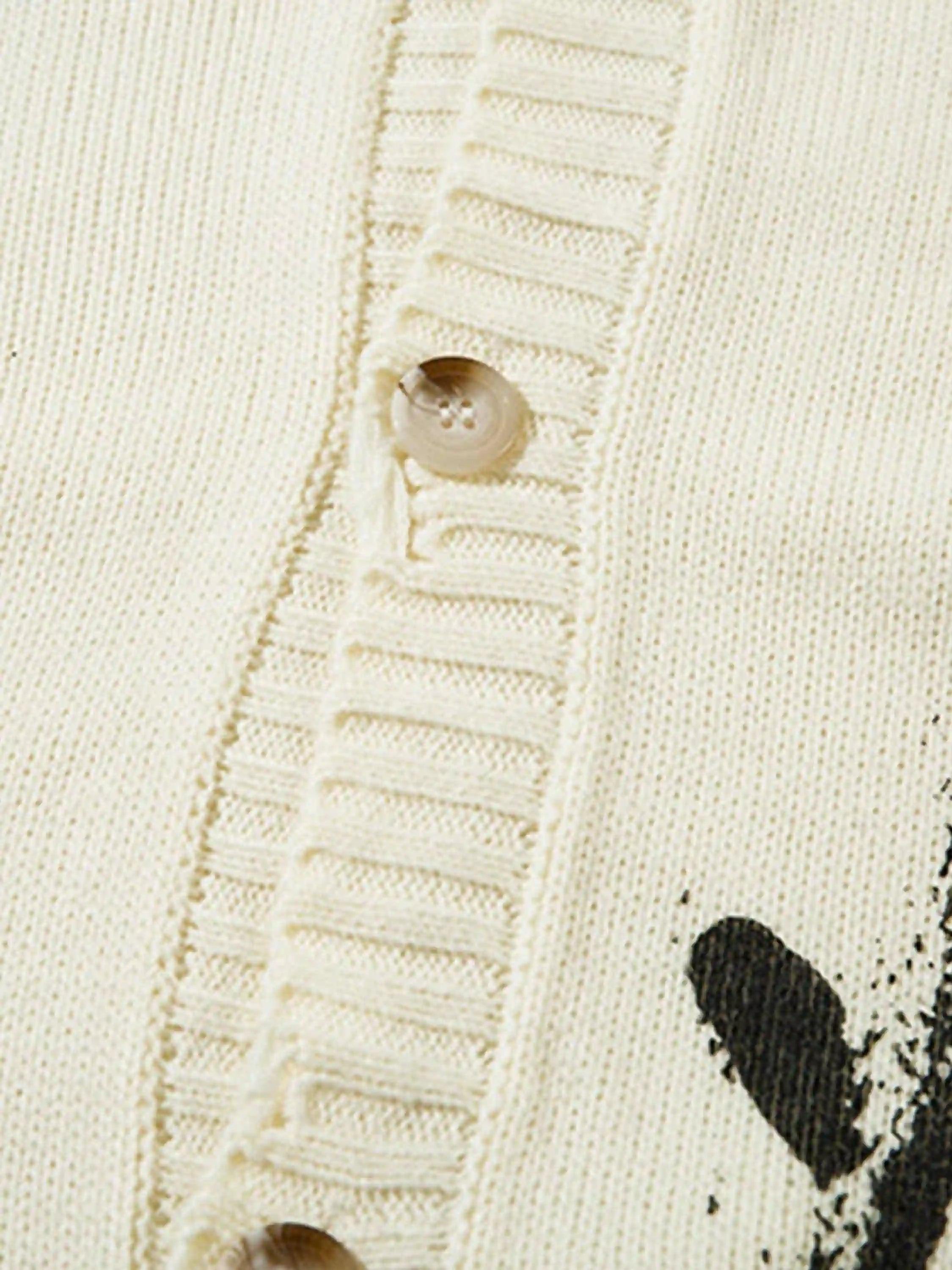 Palm Graffiti Cardigan