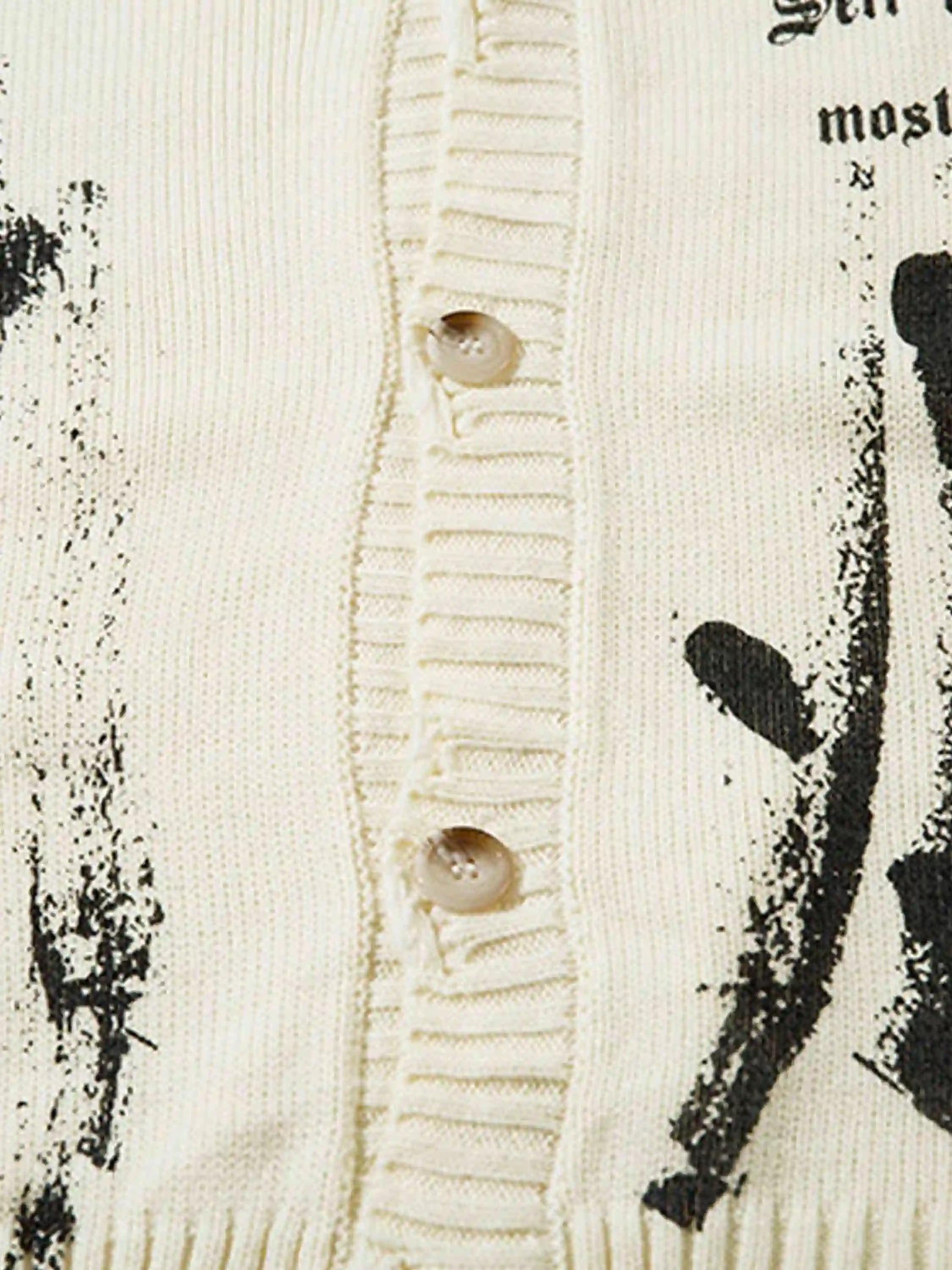 Palm Graffiti Cardigan