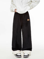 Paneled Padded Sweatpants