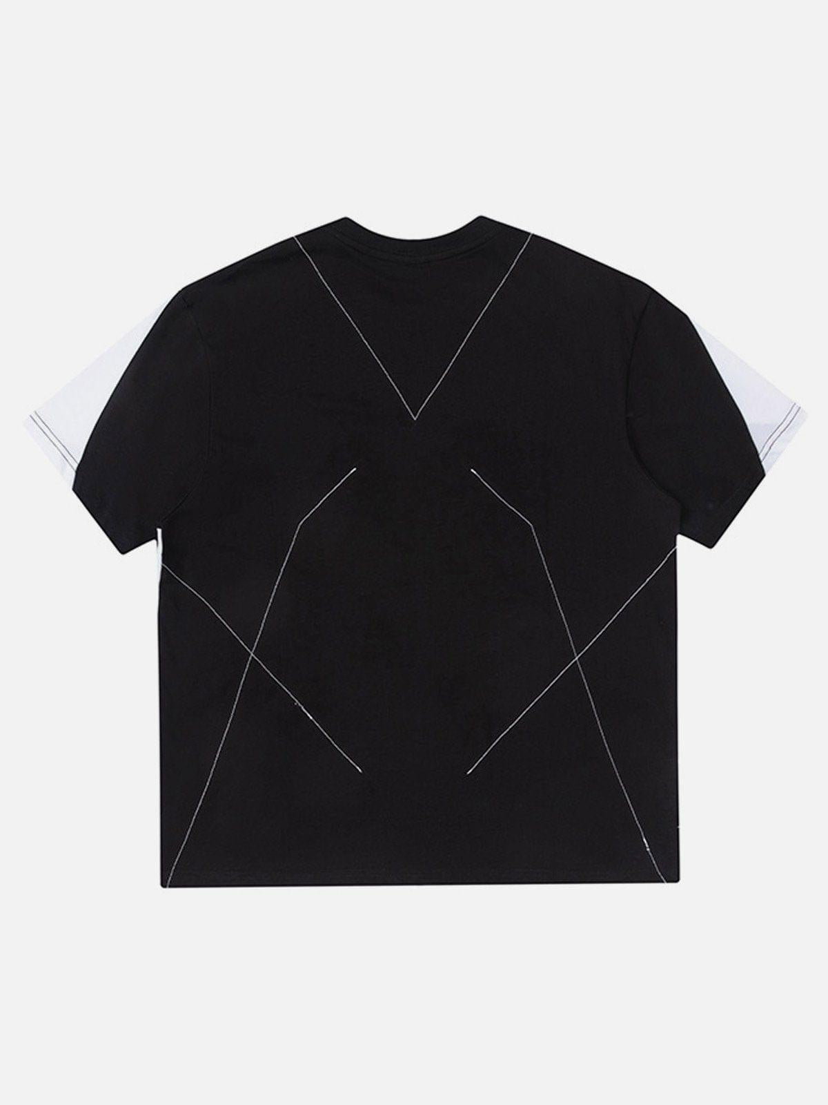Patchwork Color Blocking Tee