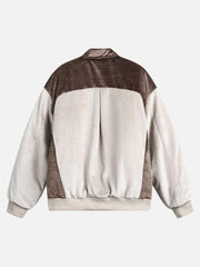 Patchwork Embroidered Bomber Jacket