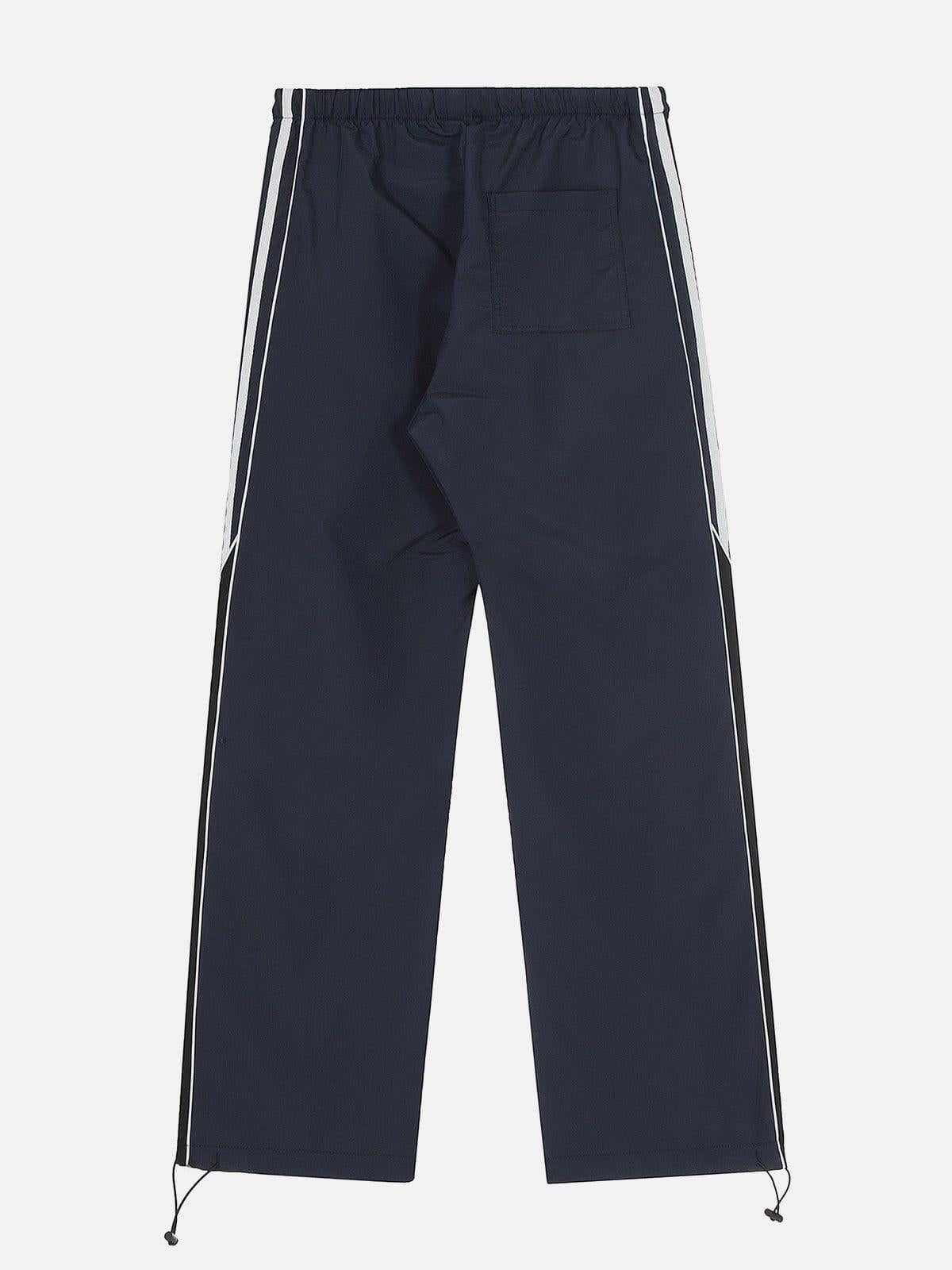 Patchwork Tapered Leg Sweatpants