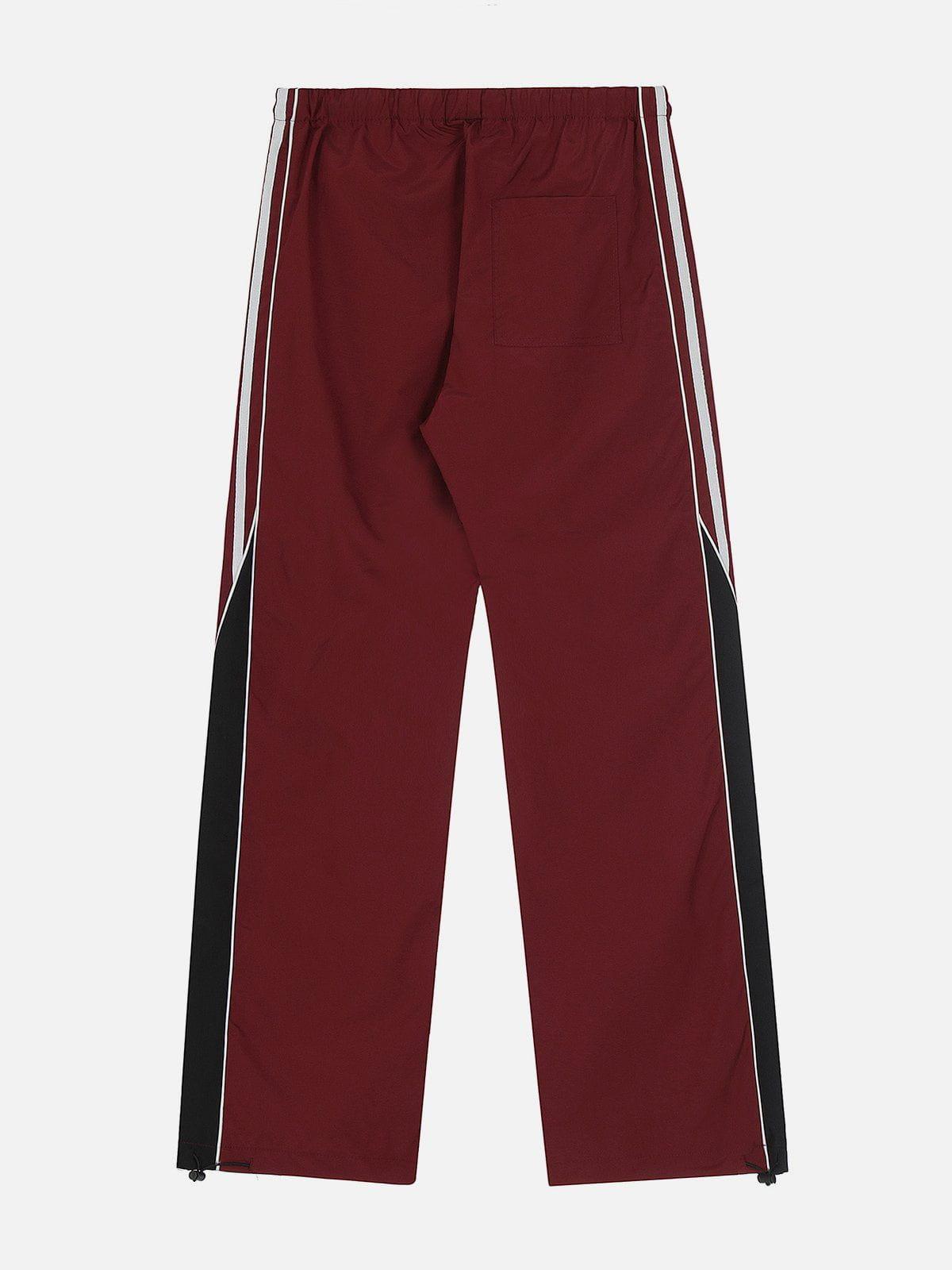 Patchwork Tapered Leg Sweatpants