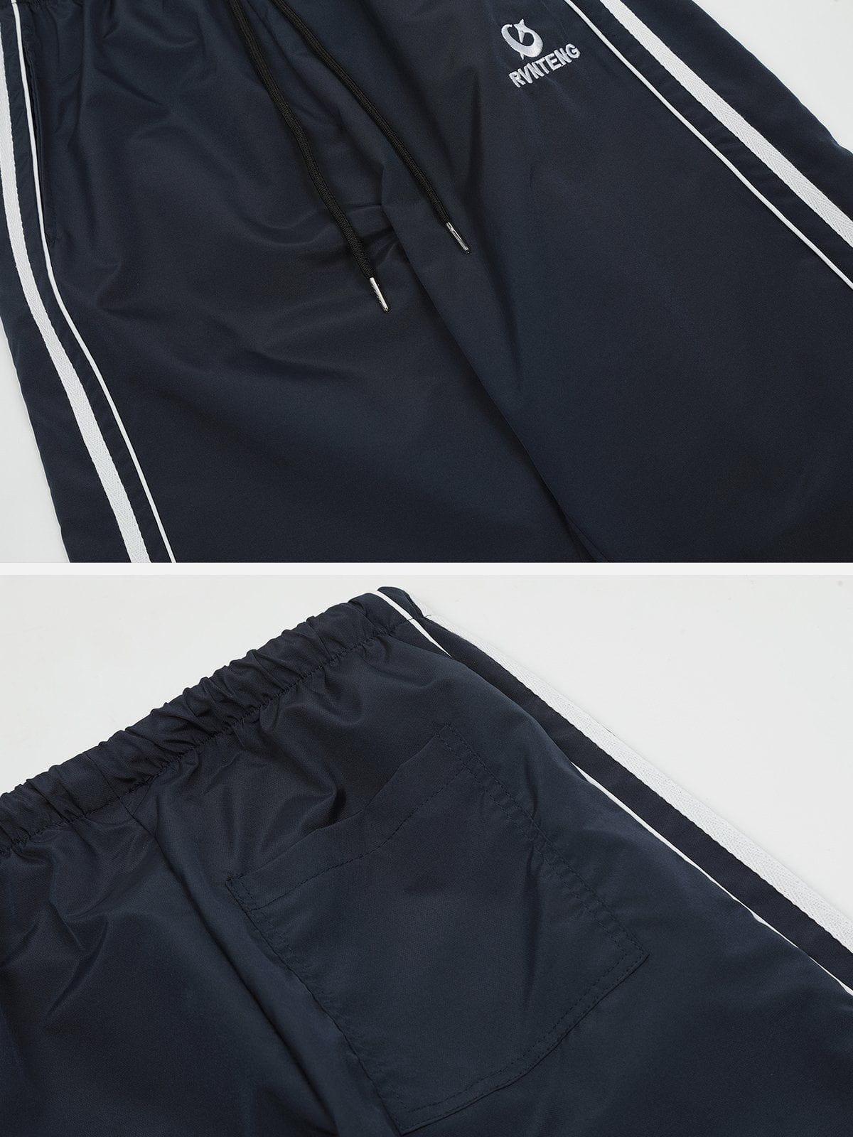 Patchwork Tapered Leg Sweatpants