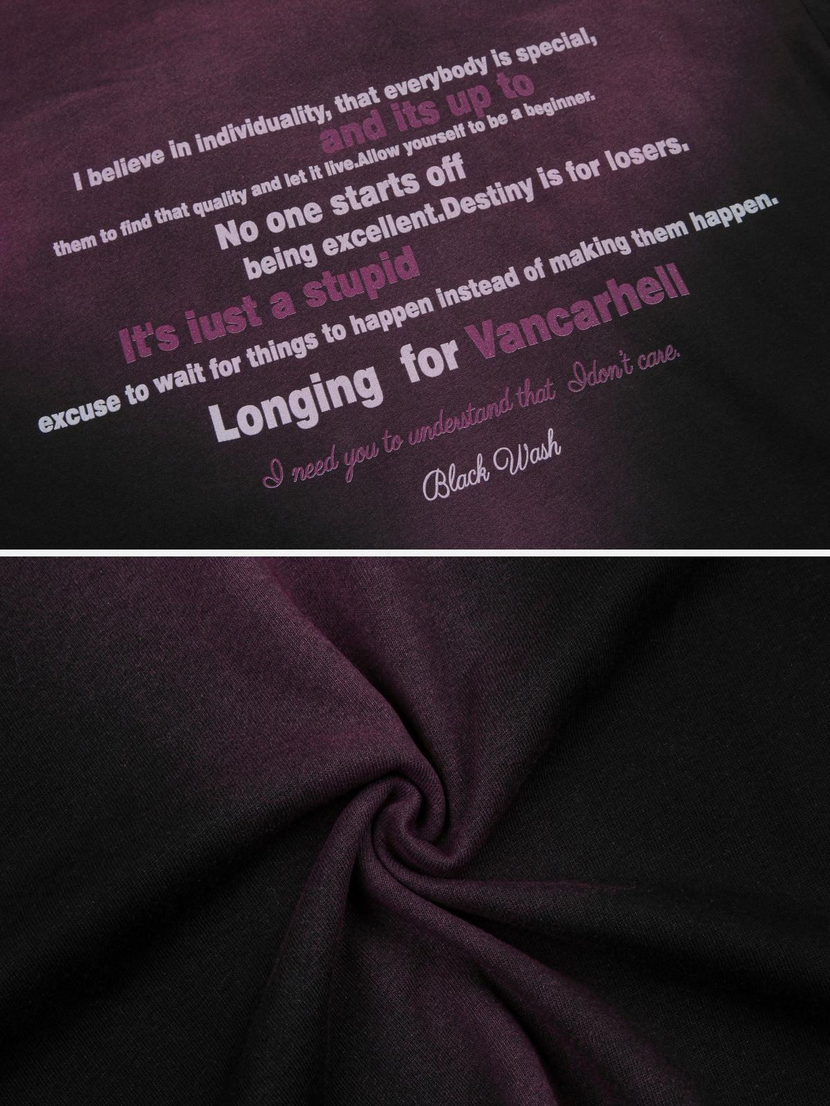 Philosophic Threads Typographic Statement Tee