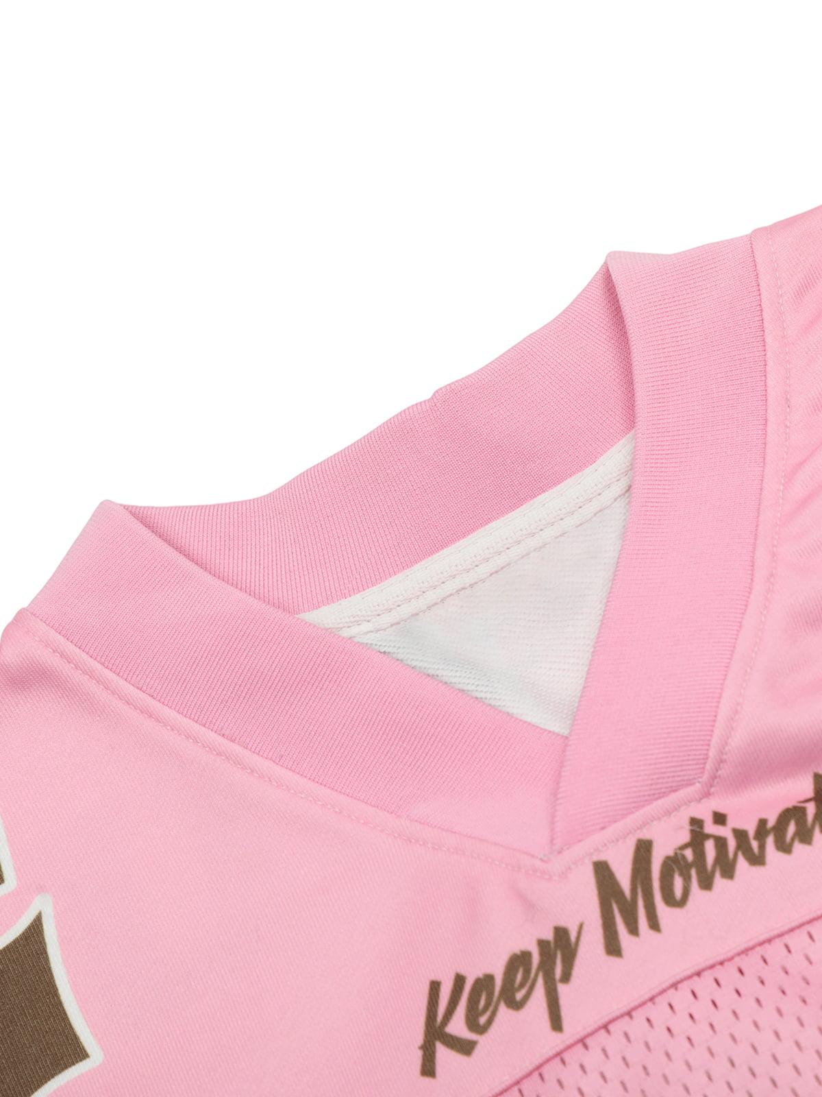 Pink Flame Print Jersey T-Shirt