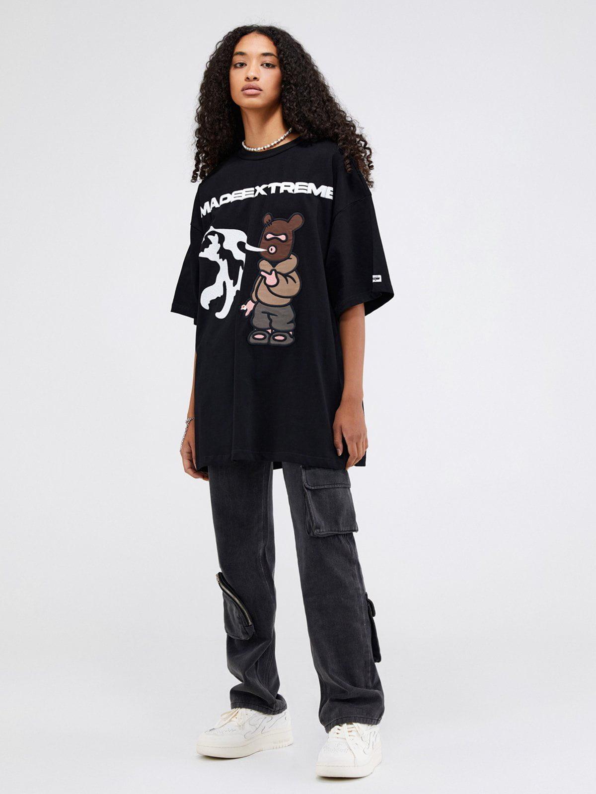 Pistol Bear Graphic Tee