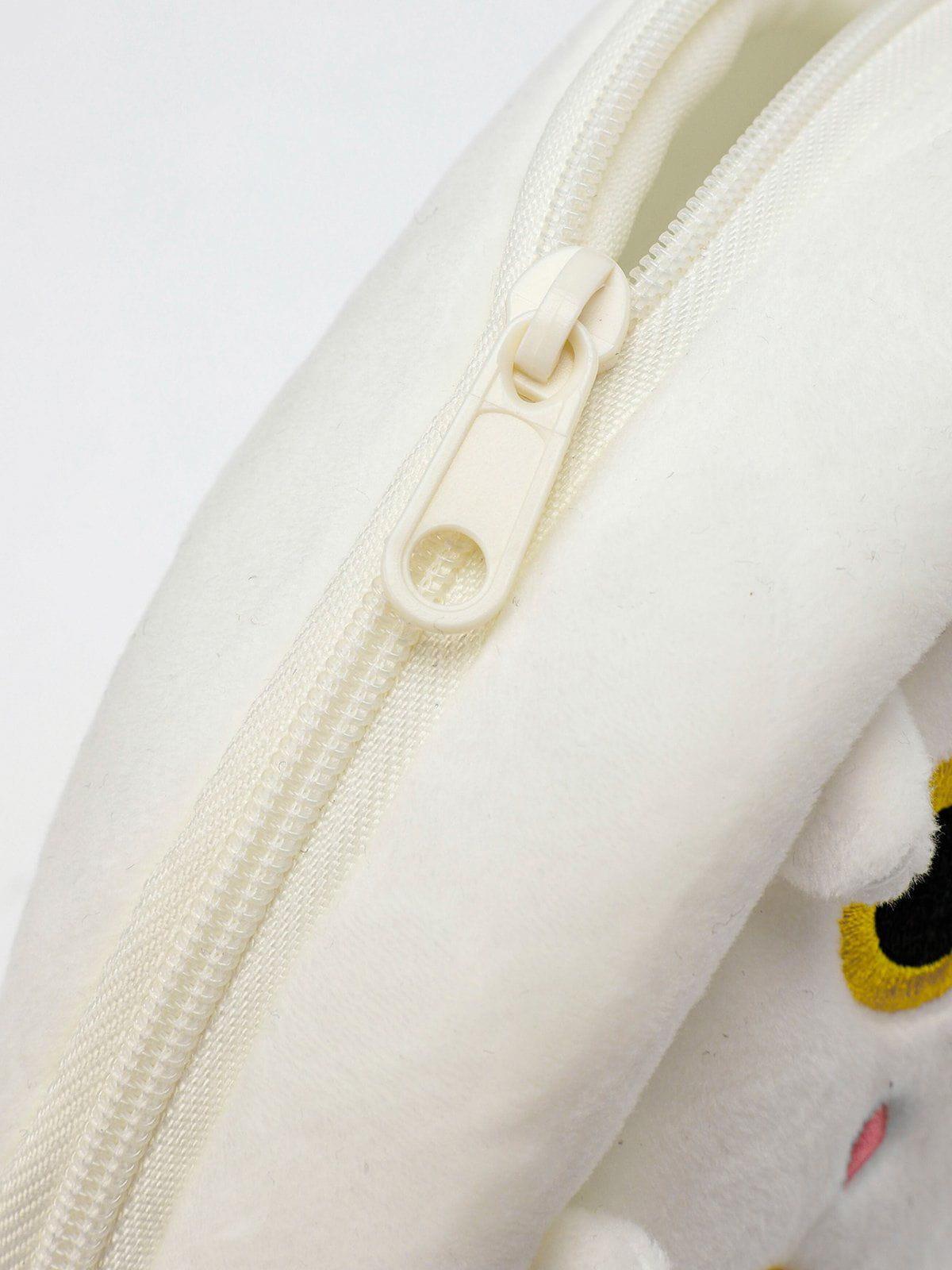 Plush Cat Crossbody Bag