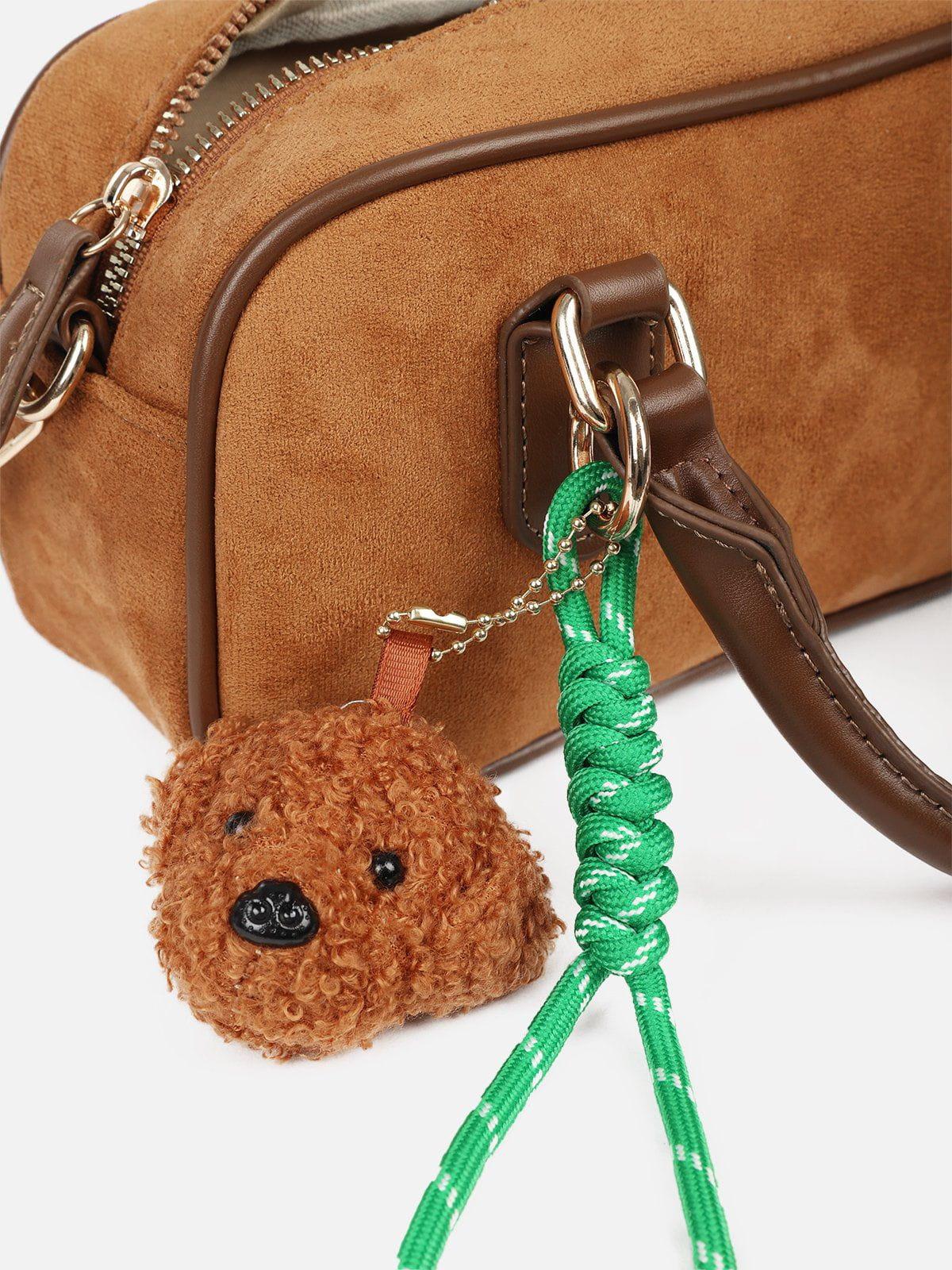 Plush Dog Suede Bag