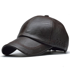 1782 Leather Baseball Cap
