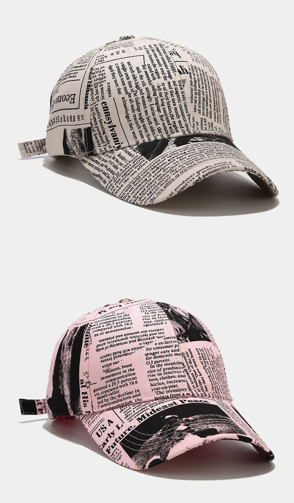 LOCZU Newspaper Baseball Cap