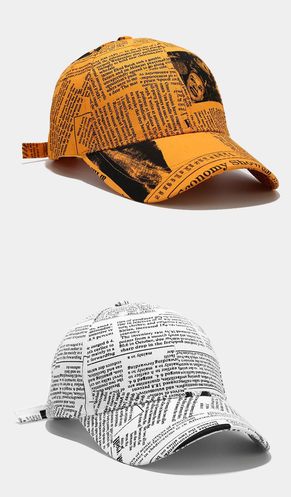 LOCZU Newspaper Baseball Cap