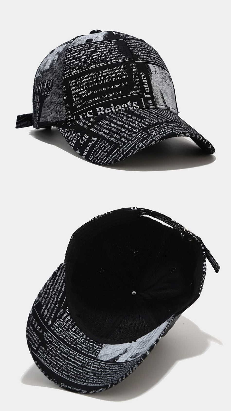 LOCZU Newspaper Baseball Cap