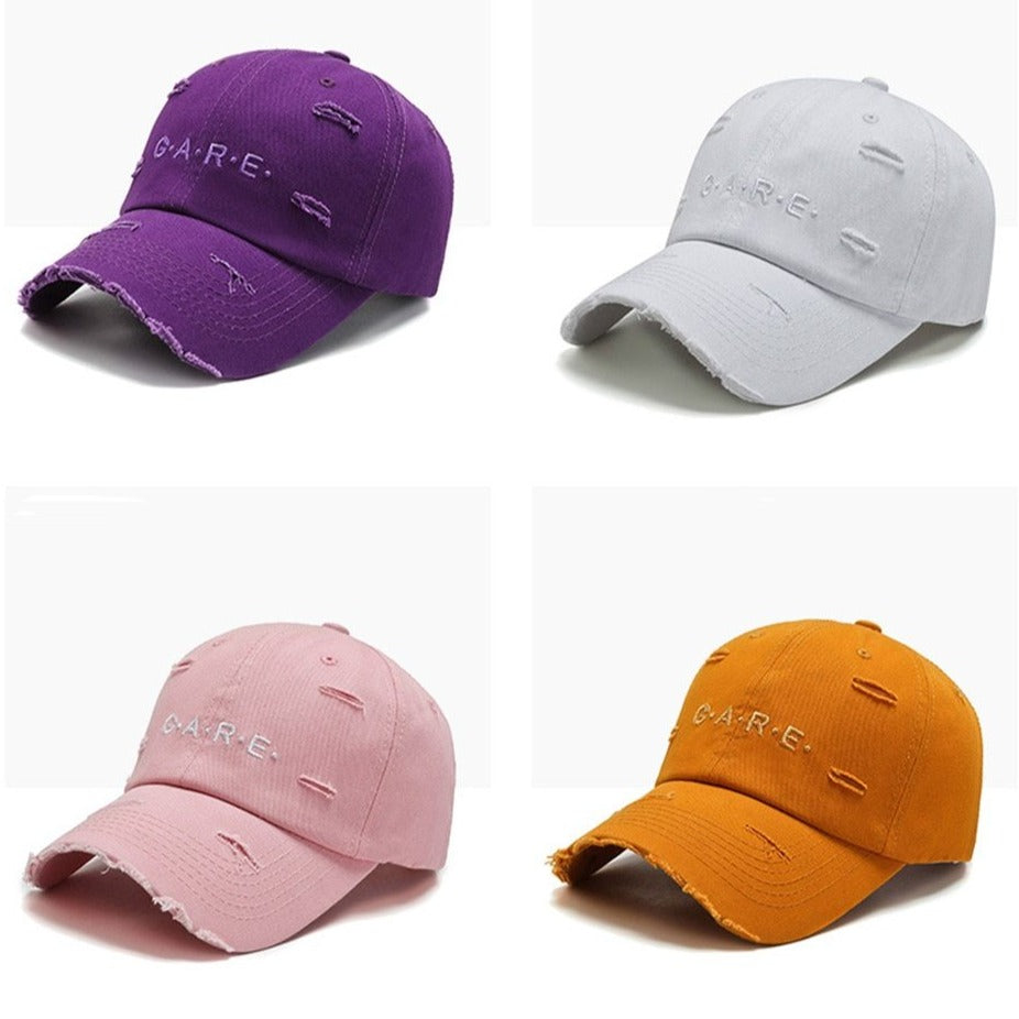 LOCZU 'Care' Distressed Baseball Cap