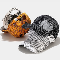 LOCZU Newspaper Baseball Cap