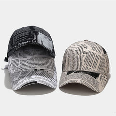 LOCZU Newspaper Baseball Cap