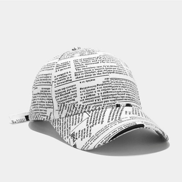 LOCZU Newspaper Baseball Cap
