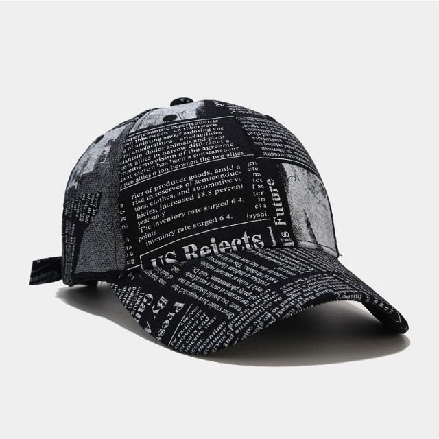 LOCZU Newspaper Baseball Cap