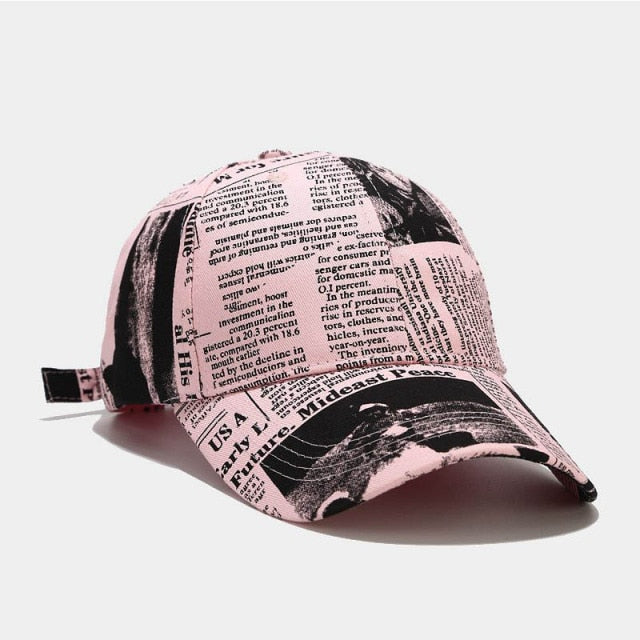 LOCZU Newspaper Baseball Cap