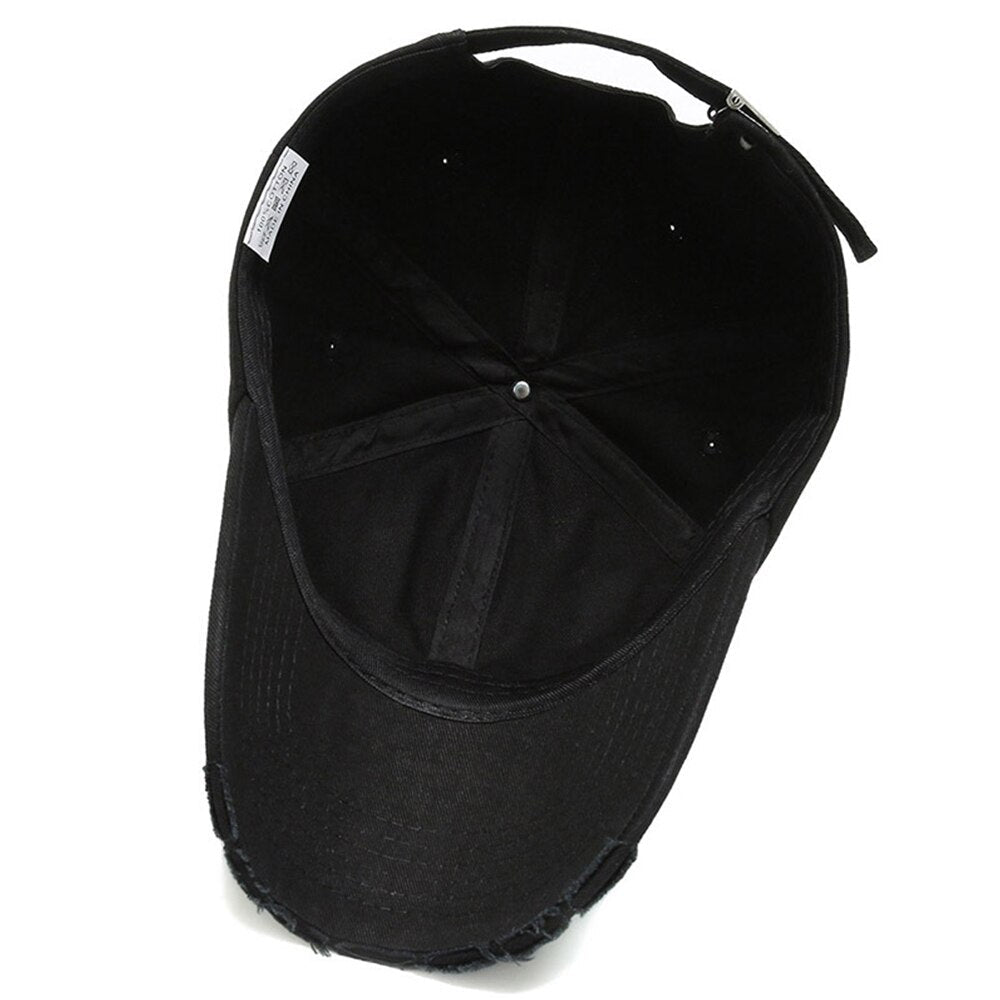 LOCZU 'Care' Distressed Baseball Cap