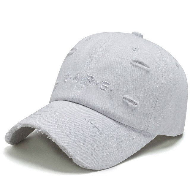 LOCZU 'Care' Distressed Baseball Cap