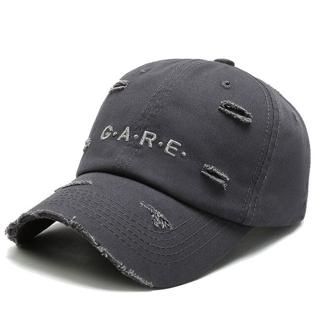 LOCZU 'Care' Distressed Baseball Cap